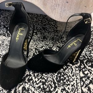 Lulus Velvet Heels